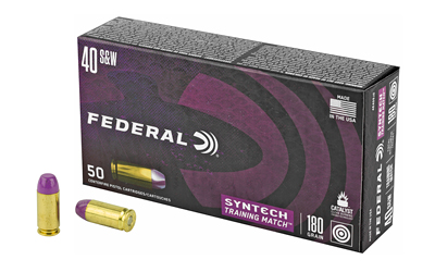 FED SYNTECH 40SW 180GR TSJ 50/500 SYNTECH 40SW 180GR TSJ 50/500 Ammo
