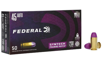 FED SYNTECH 45ACP 230GR TSJ 50/500 SYNTECH 45ACP 230GR TSJ 50/500 Ammo