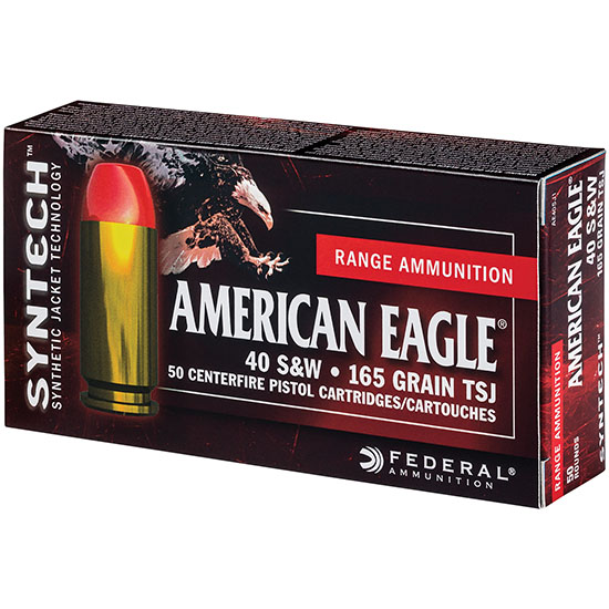 FED AMERICAN EAGLE 40SW 180GR TSJ 50/10 AMERICAN EAGLE 40SW 180GR TSJ 50/10 Ammo