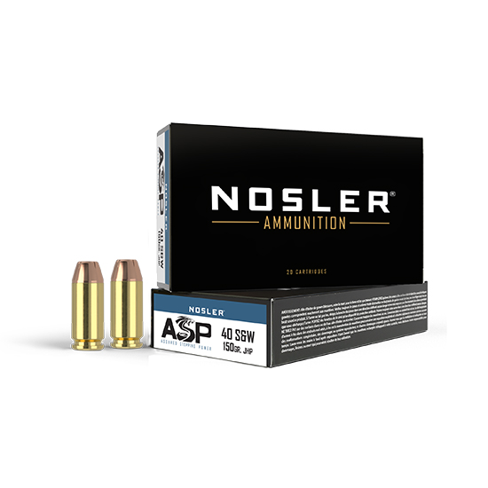 NOS AMMO 40SW 150GR JHP ASP 50/10 40SW 150GR JHP ASP 50/10 Ammo
