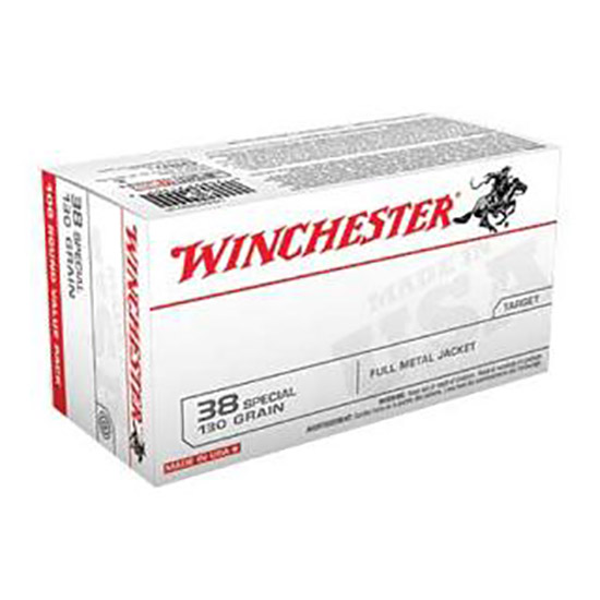 WIN USA 38SPL 130GR FMJ 100/5 USA 38SPL 130GR FMJ 100/5 Ammo