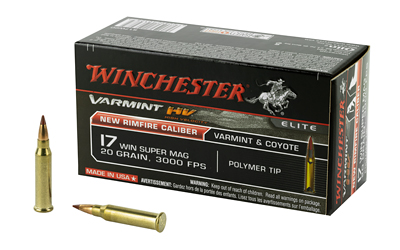 WIN VARMINT HV 17WSM 20GR PT 50/500 VARMINT HV 17WSM 20GR PT 50/500 Ammo