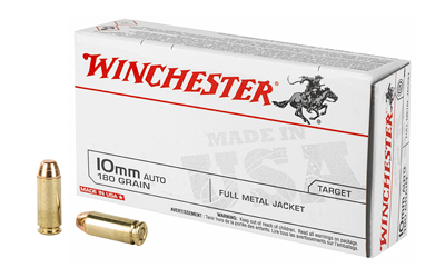 WIN USA 10MM 180GR FMJ 50/500 USA 10MM 180GR FMJ 50/500 Ammo