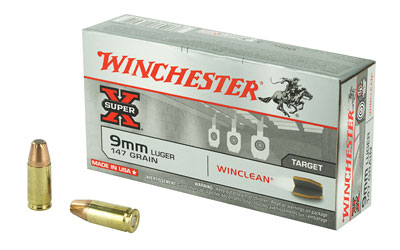 WIN SPRX WINCLEAN 9MM 147GR 50/500 SPRX WINCLEAN 9MM 147GR 50/500 Ammo